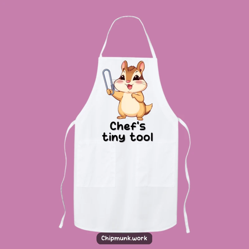 Funny Chipmunk Paperclip Champ Apron: Kitchen Triumph Wear, A Humorous Gift