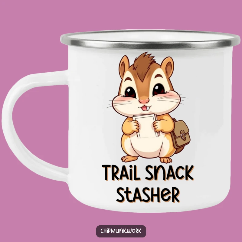 Funny Chipmunk Campfire Mug: Hilarious Outdoor Gift!