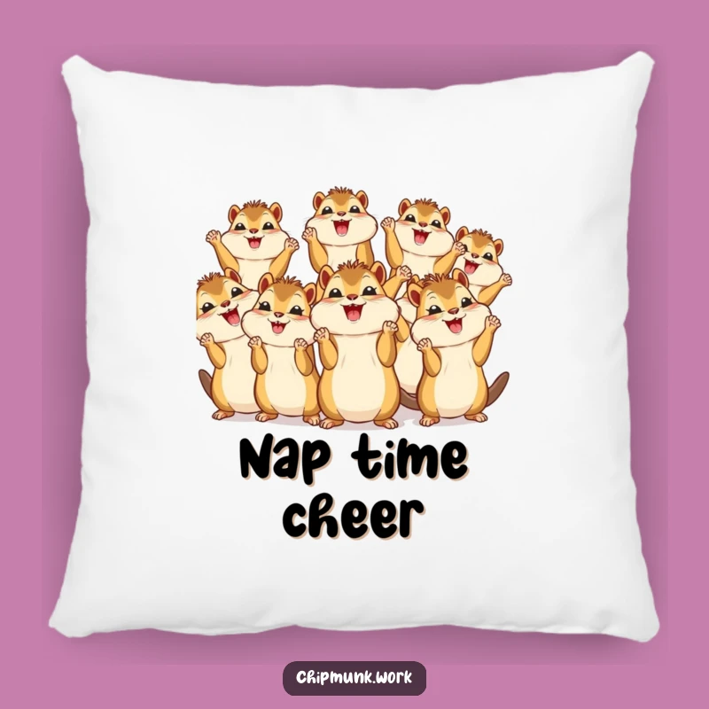 Funny Kawaii Chipmunk Hug Pillow: Comfy and Cute Comfort!