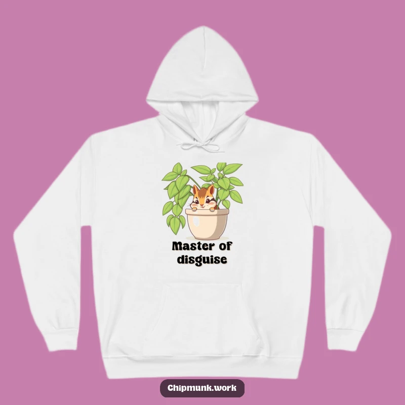 Funny Chipmunk Hoodie: Cozy Up with This Hilarious Office Plant Themed Gift