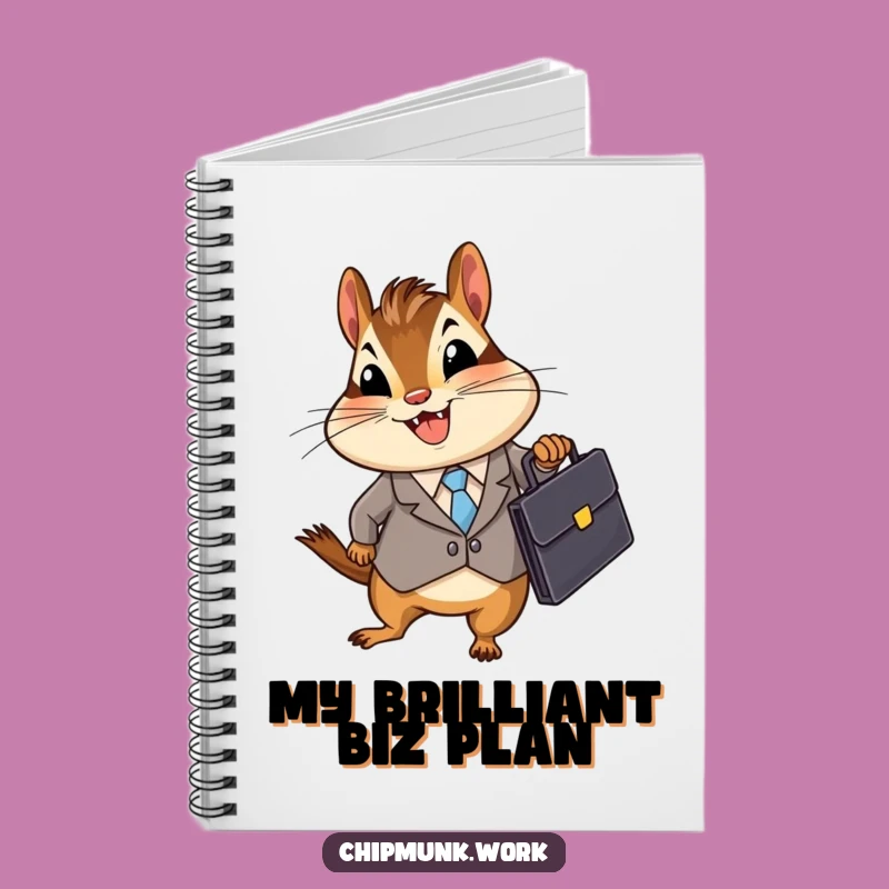 Funny Business Chipmunk Notebook: Rodent's Executive Notes, A Creative Funny Gift for Professionals