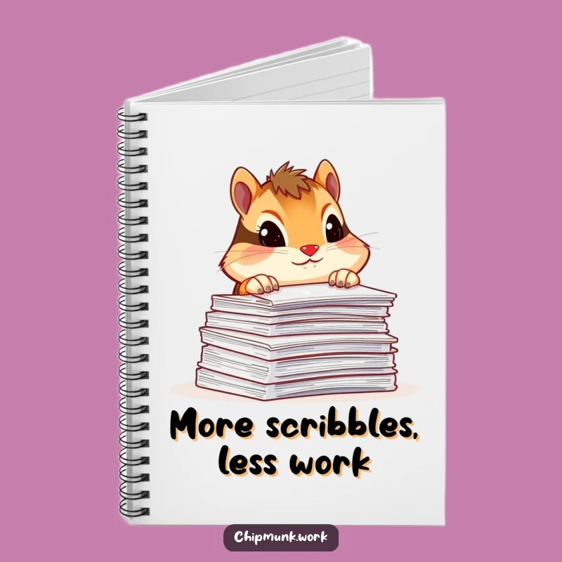 Funny Chipmunk To-Do List Notebook: Paperwork Tracker, Creative Funny Gift
