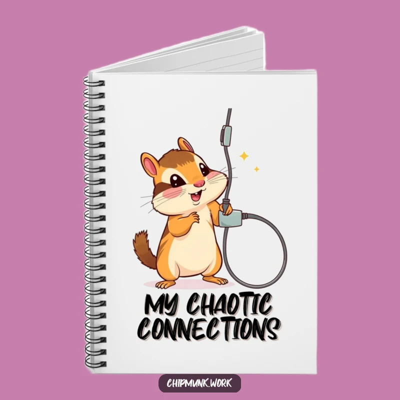 Funny Chipmunk Explorer Notebook - Hilarious Cord Batting for Ideas