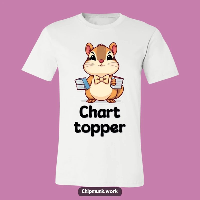 Funny Chipmunk CEO T-Shirt: Comical Gift for the Ambitious!